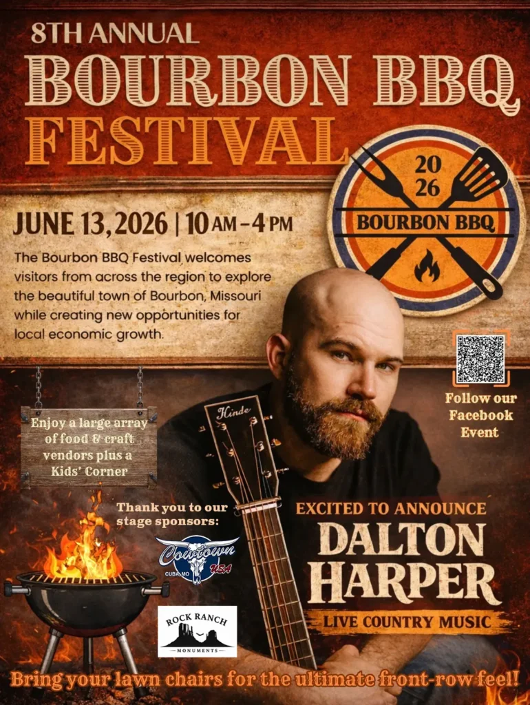 2026 Bourbon BBQ Festival, June 13, 2026 10AM - 4PM
